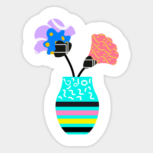 MEMPHIS VASE Sticker